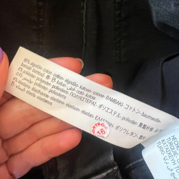 Massimo Dutti Mid Rise Skinny Jeans Dark Wash | Size 6 US (EUR 38) - Picture 4 of 4